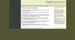 Desktop Screenshot of jeffersonscott.com